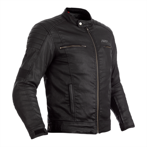 RST Brixton CE WP Black Wax Cotton Jacket [Size:SM]