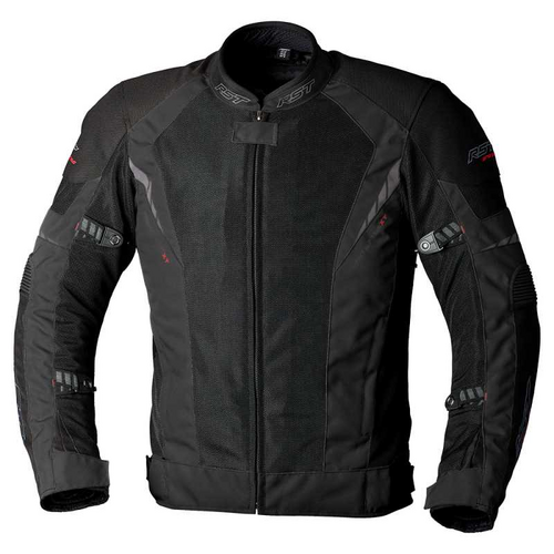 RST Pro Series Ventilator-XT CE Black Textile Jacket [Size:LG]