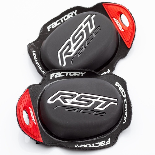 RST Factory Reverse Velcro Wet Knee Sliders Black