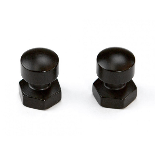 Saddlemen SAD-11819BB Seat Mounting Nuts 1/4-20 Black