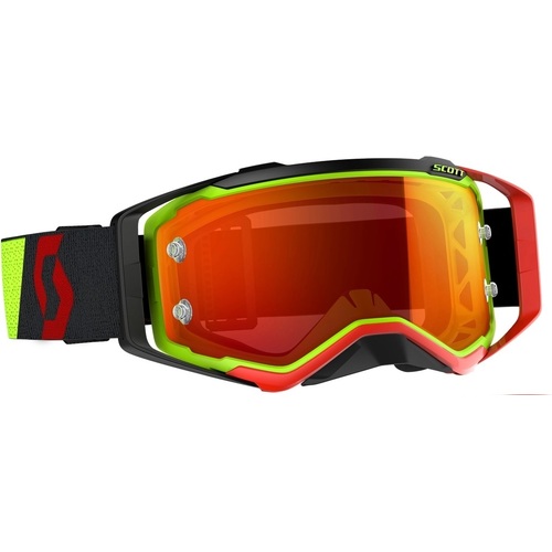 Scott Prospect Goggles Yellow/Red w/Orange Chrome Lens