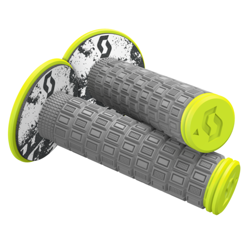 Scott Mellow Grips w/Donuts Grey/Neon Yellow