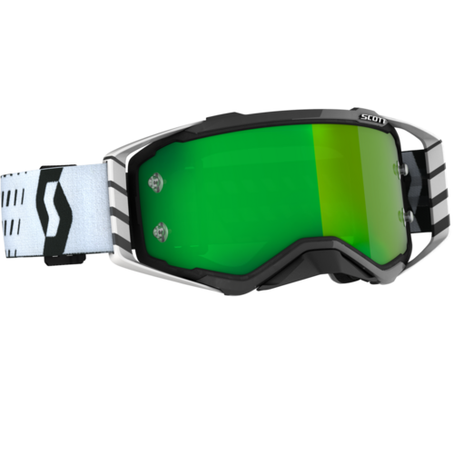 Scott Prospect Goggles Black/White w/Green Chrome Works Lens