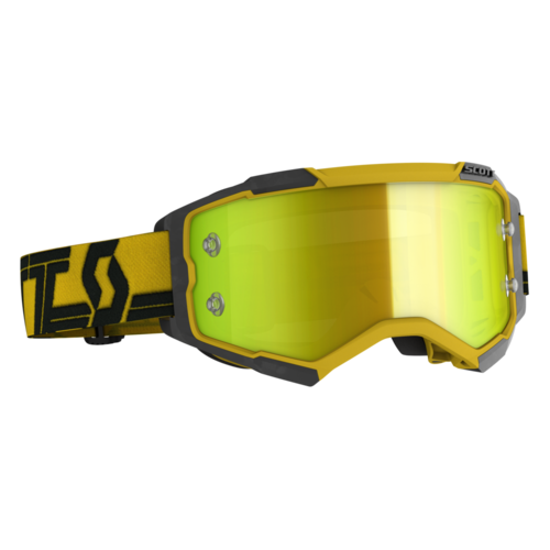 Scott Fury Goggles Yellow/Black w/Yellow Chrome Works Lens