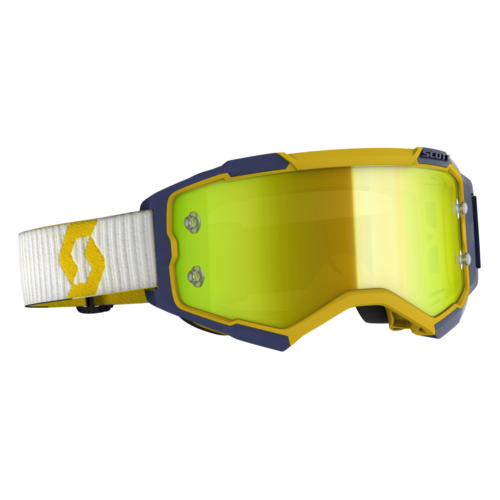 Scott Fury Goggles Yellow/Blue w/Yellow Chrome Works Lens