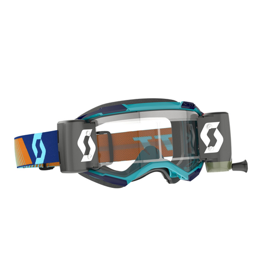 Scott Fury WFS Goggles Royal Blue/Orange w/Clear Works Lens