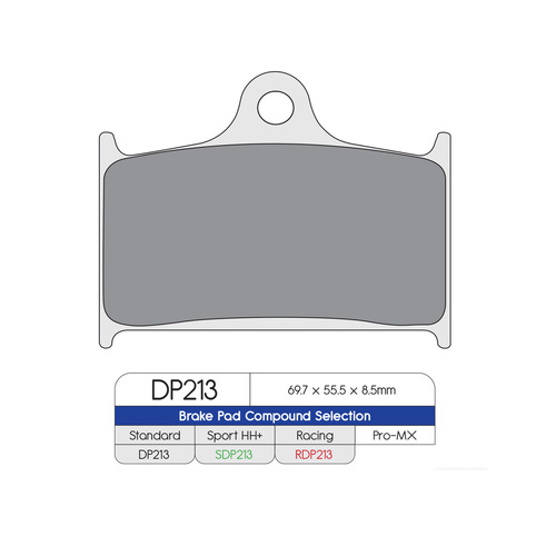 DP Brake Pads SDP213 SDP SPORT HH+ Brake Pads