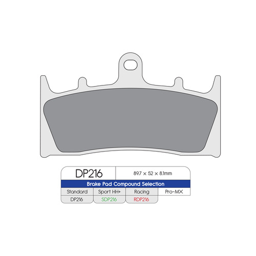 DP Brake Pads SDP216 SDP SPORT HH+ Brake Pads