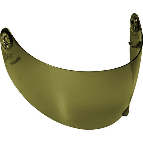 Shark Replacement Iridium Gold Visor for S600/S650/S700/S800/S900/Openline/Ridill Helmets