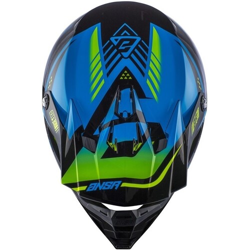 Answer 2018 Replacement Visor Peak for AR-3 Helmet Align Black/Cyan