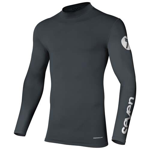 Seven Zero Charcoal Compression Jersey [Size:SM]