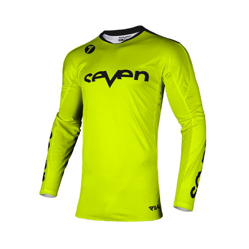 Seven Rival Staple Fluro Yellow Jersey [Size:SM]