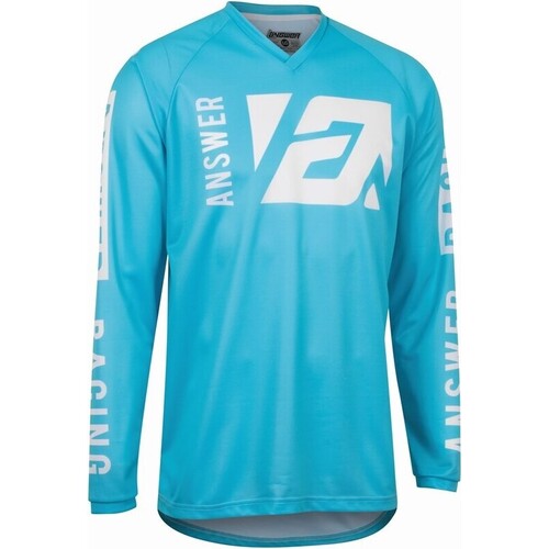 Answer 2023 Syncron Merge Astana/White Youth Jersey [Size:SM]