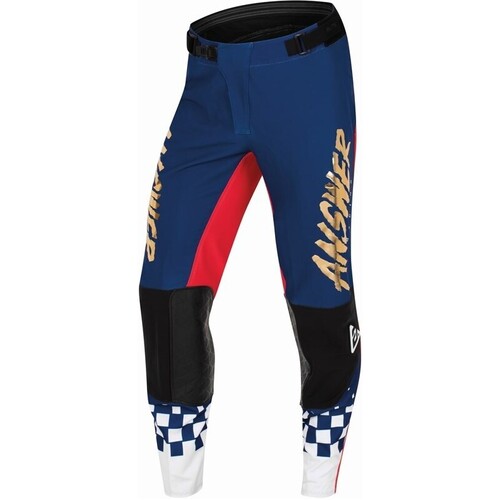 Answer 2022 Elite Redzone Navy/Answer Red/White Pants [Size:30]