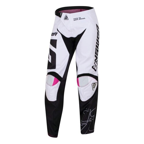 Answer 2023 Syncron CC Black/White/Rhodamine Youth Pants [Size:16]