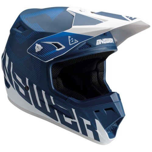 Answer 2023 AR1 V2 Bold Blue/White Helmet [Size:XS]