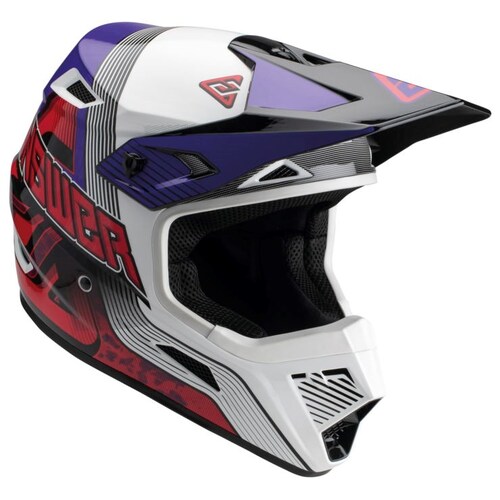 Answer 2023 AR1 Vendetta Red/White/Purple Helmet [Size:XS]