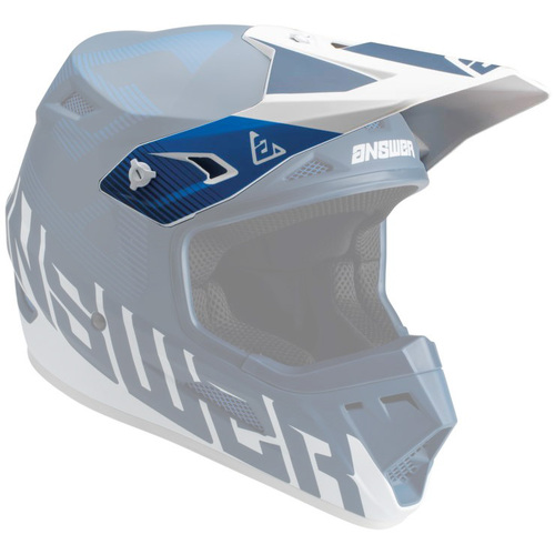 Answer 2023 Replacement Visor Peak for AR1 V2 Bold Blue/White Helmet