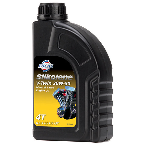 Silkolene V-Twin 20W-50 Mineral Engine Oil 1L