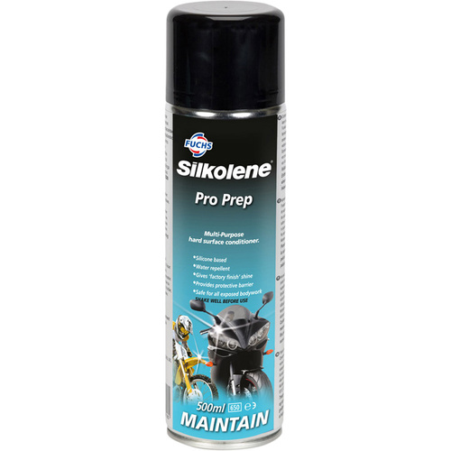 Silkolene Pro Prep Multi-Purpose Hard Surface Conditioner 500ml Aerosol Spray