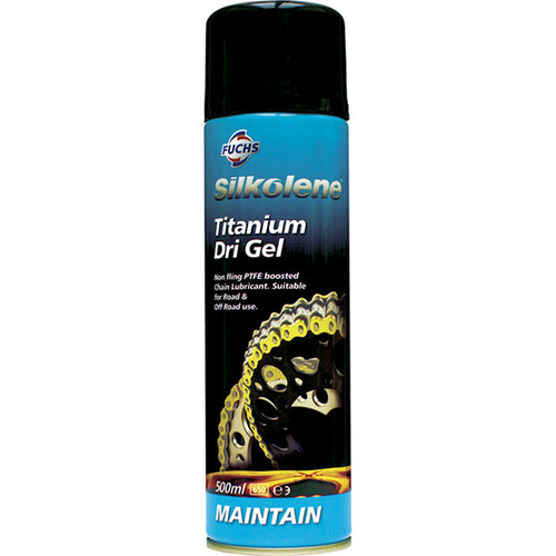 Silkolene Titanium Dry Chain Lube 500ml Aerosol Spray