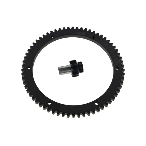 Spyke SPY-468041 66T Starter Ring Gear Kit for Big Twin 98-06