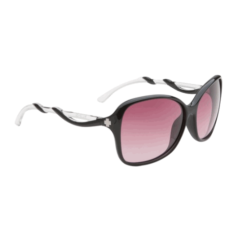 Spy Optic Fiona Sunglasses Black/Clear w/Merlot Fade Lens