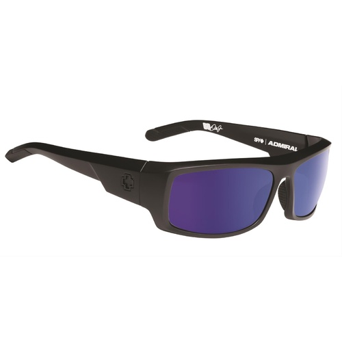 Spy Optic Admiral Sunglasses Matte Black w/Happy Bronze/Blue Spectra Lens