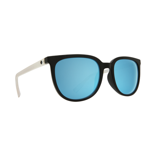 Spy Optic Fizz Sunglasses Matte Black/Crystal w/Grey/Light Blue Spectra Lens