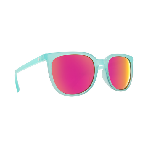 Spy Optic Fizz Sunglasses Translucent Seafoam w/Grey/Pink Spectra Lens