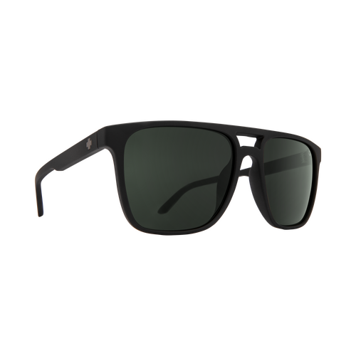 Spy Optic Czar Sunglasses Soft Matte Black w/Happy Grey Green Lens