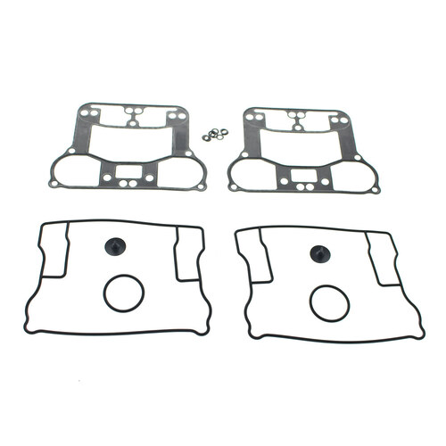 S&S Cycle SS90-4049 Rocker Cover Gasket Kit for Big Twin 84-99/Sportster 86-03 w/S&S Billet Rocker Covers