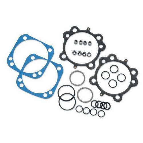 S&S Cycle SS90-9510 Top End Gasket Kit for Big Twin 99-Up w/OEM Crankcases & S&S 124" w/4-1/8" Bore Hot Set Up Kit