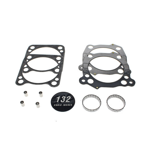 S&S Cycle SS900-1100 Top End Gasket Kit for Milwaukee-Eight Touring 17-Up/Softail 18-Up w/4.320" Bore & 132ci Cam Cover Badge