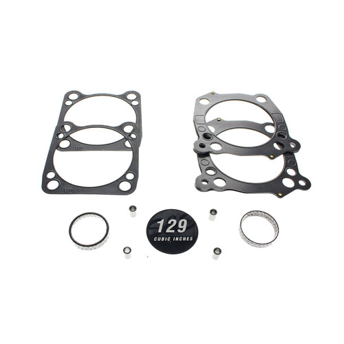 S&S Cycle SS900-1116 Top End Gasket Kit for Milwaukee-Eight Touring 17-Up/Softail 18-Up w/4.320" Bore & 129ci Cam Cover Badge