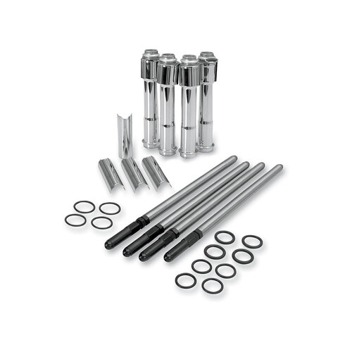 S&S Cycle SS930-0024 Standard Adjustable Pushrods Chrome for Sportster 04-21