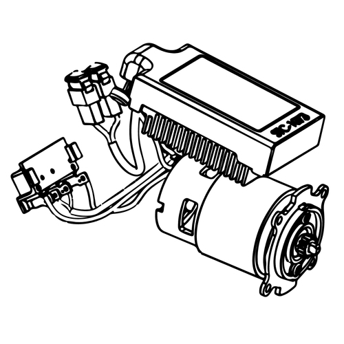 Stacyc Replacement Motor & Controller (Plug & Play Connection) for 12eDRIVE