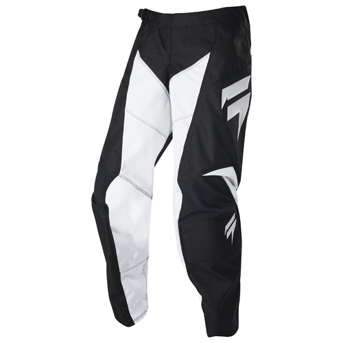 Shift 2020 Whit3 Race Black/White Youth Pants [Size:22]