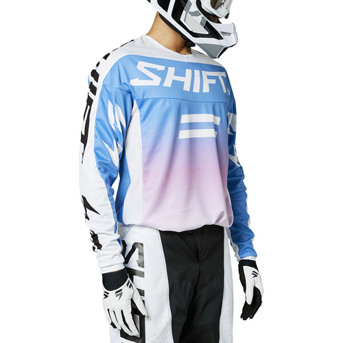 Shift White Label Fade Acid Blue Jersey [Size:SM]