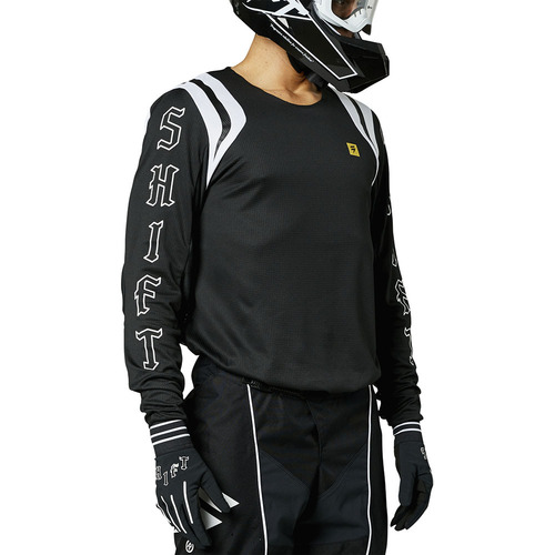 Shift White Label Flare Black Jersey [Size:SM]