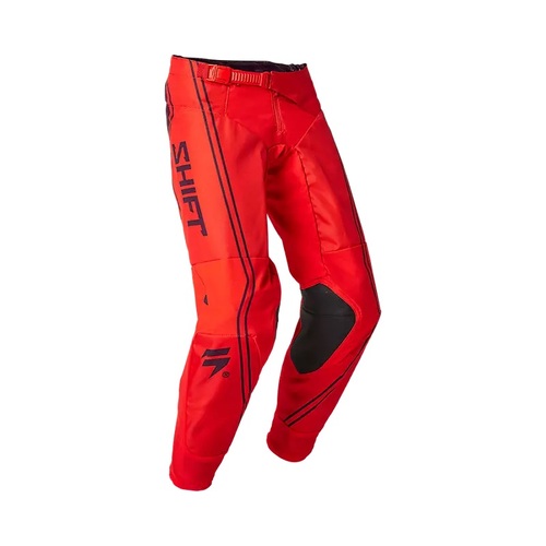 Shift 2023 Black Label Qwik Fluro Red Youth Pants [Size:22]