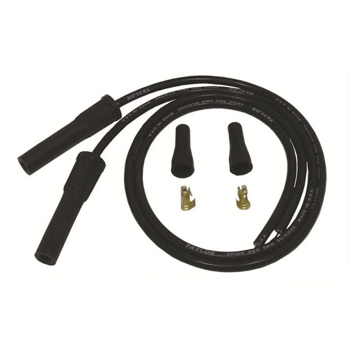 Taylor Cable Products TAY-10085 8mm 36" Universal Spark Plug Wire Set Black for Evolution Style Engines