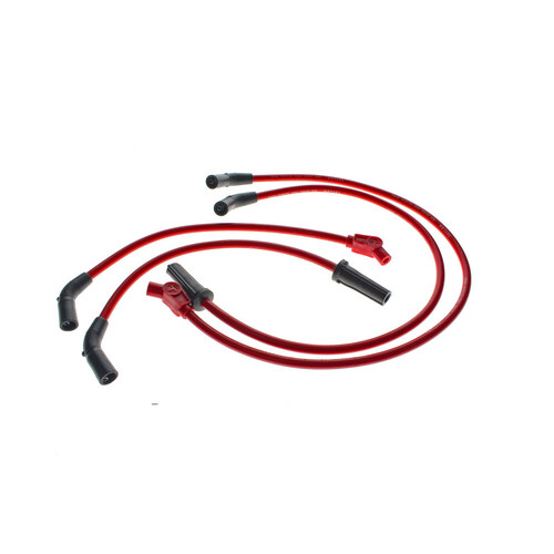 Taylor Cable Products TAY-13268 10.4mm Spark Plug Wire Set Red for Touring 17-Up