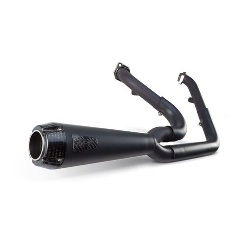 Two Brothers Comp-S 2-1 Full Exhaust System Black Ceramic for Harley-Davidson Dyna 06-17