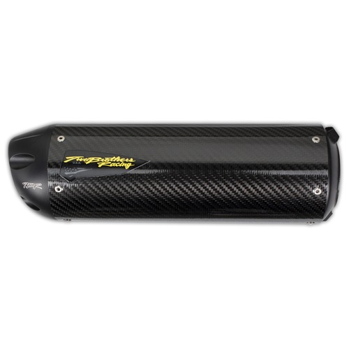 Two Brothers Hurricane Slip-On Muffler Carbon for Kawasaki Ninja 400 18-24/Z400 19-Up