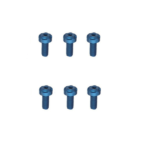 Two Brothers Exhaust End Cap Bolt Kit Blue for M2/M5/M7 Series Mufflers