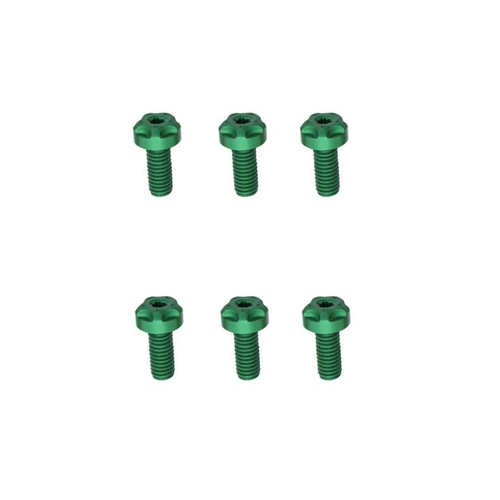 Two Brothers Exhaust End Cap Bolt Kit Green for M2/M5/M7 Series Mufflers