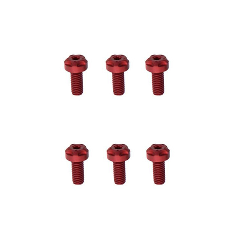 Two Brothers Exhaust End Cap Bolt Kit Red for M2/M5/M7 Series Mufflers