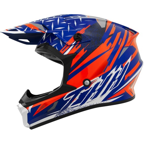 THH T710X Assault Blue/Orange Helmet [Size:SM]