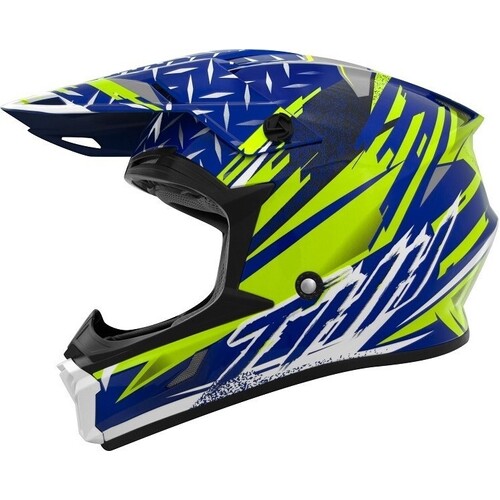 THH T710X Assault Matte Blue/Yellow Helmet [Size:SM]